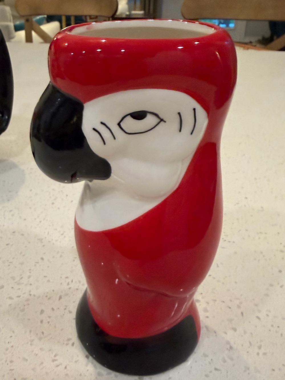 Rainforest Cafe Red Parrot Tiki Mug